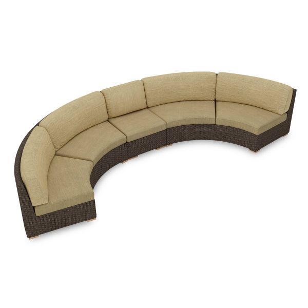 3 Piece Arden Extended Curved Sectional Set