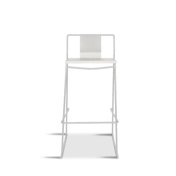 Frank Bar Chair - Matte White HL-FR-BC-MW
