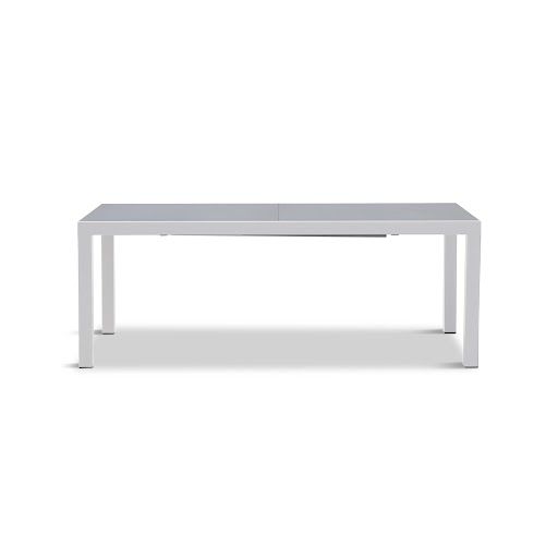 Spread Extendable Dining Table - White/Concrete HL-SP-WT-EXTDT-CON