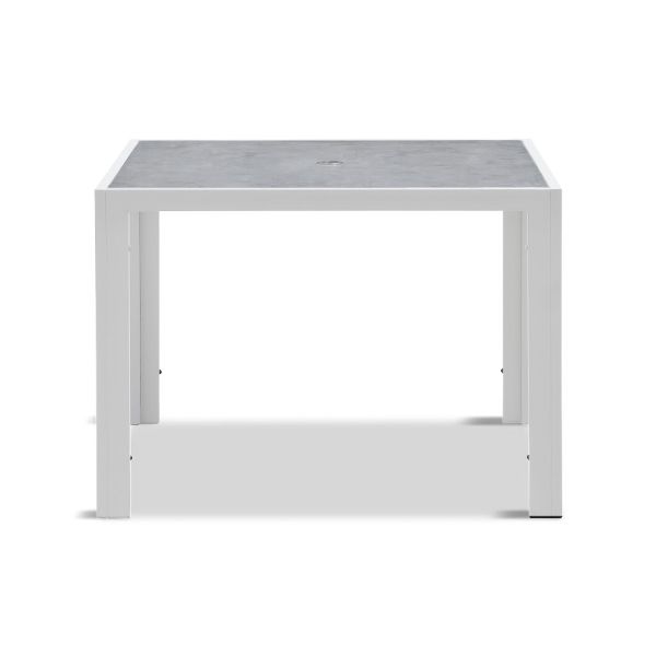 Staple 4-Seater Square Dining Table - White HL-STA-WT-4SQDT-AC