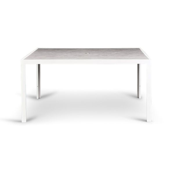 Staple 8-Seater Square Dining Table - White HL-STA-WT-8SQDT-AC