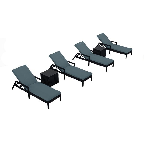 6 Piece Urbana Reclining Lounge Chair Set