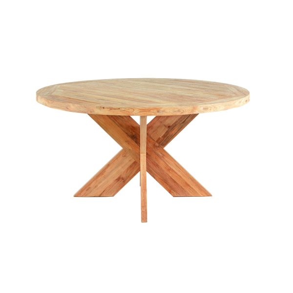 Roost 6 Seat Reclaimed Teak 59" Round Dining Table RST-TK-59RDT